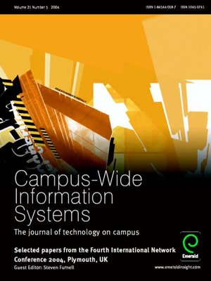 cover image of Campus-Wide Information Systems, Volume 21, Issue 5